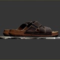 Slippers Sandals Beach Shoes Bubble Shoes Cave Shoes Realistic 3d model