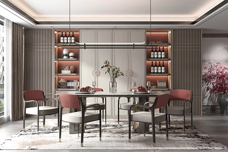 New Chinese Restaurant 3d model