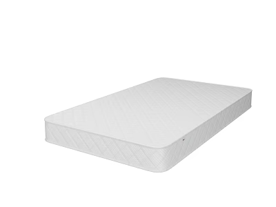 High Quality White Quilted Mattress With Simple Design And Soft Comfortable Surface 3d model