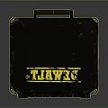 Toolbox tin box iron box plastic box container realistic 3d model