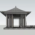 New style pavilion 3d model