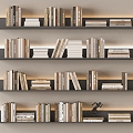 Books Books Books Metal Bookshelf 3d model