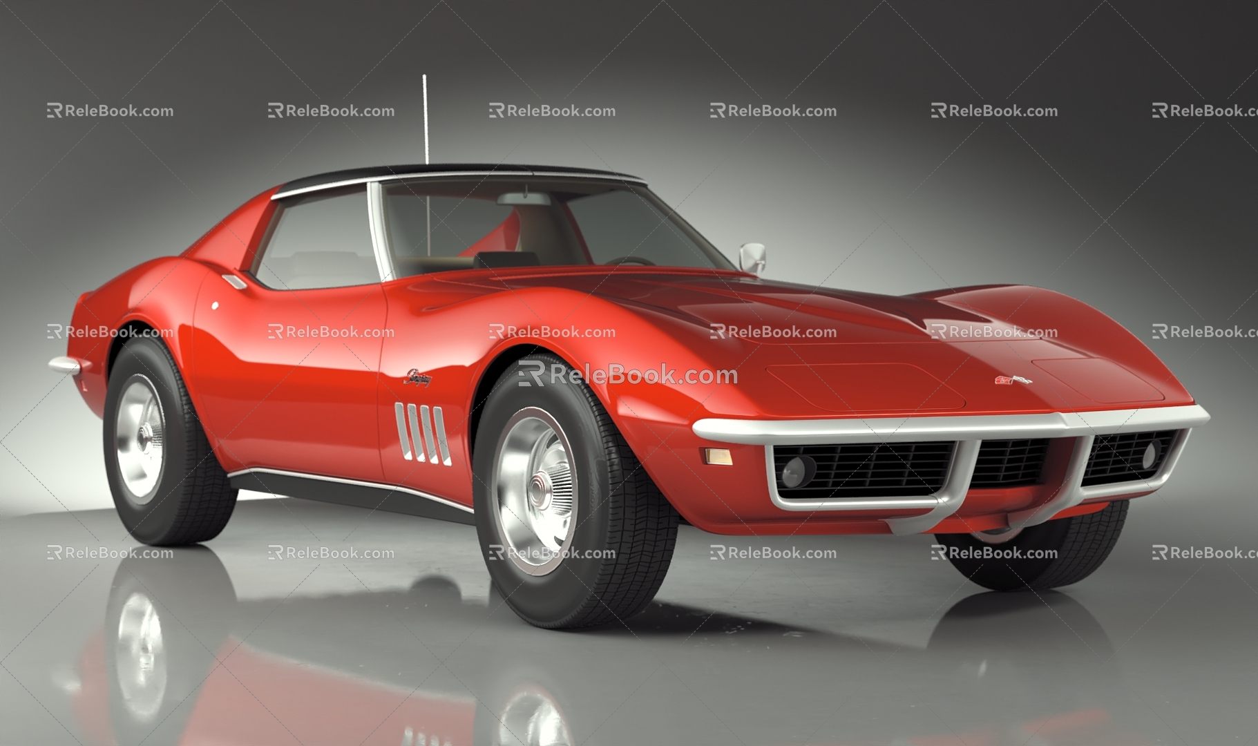 Hyundai Chevrolet Corvette 3d model