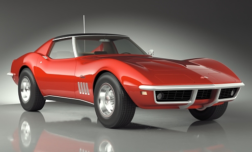 Hyundai Chevrolet Corvette 3d model