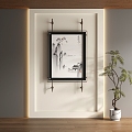 New Chinese Decorative Painting 3d model