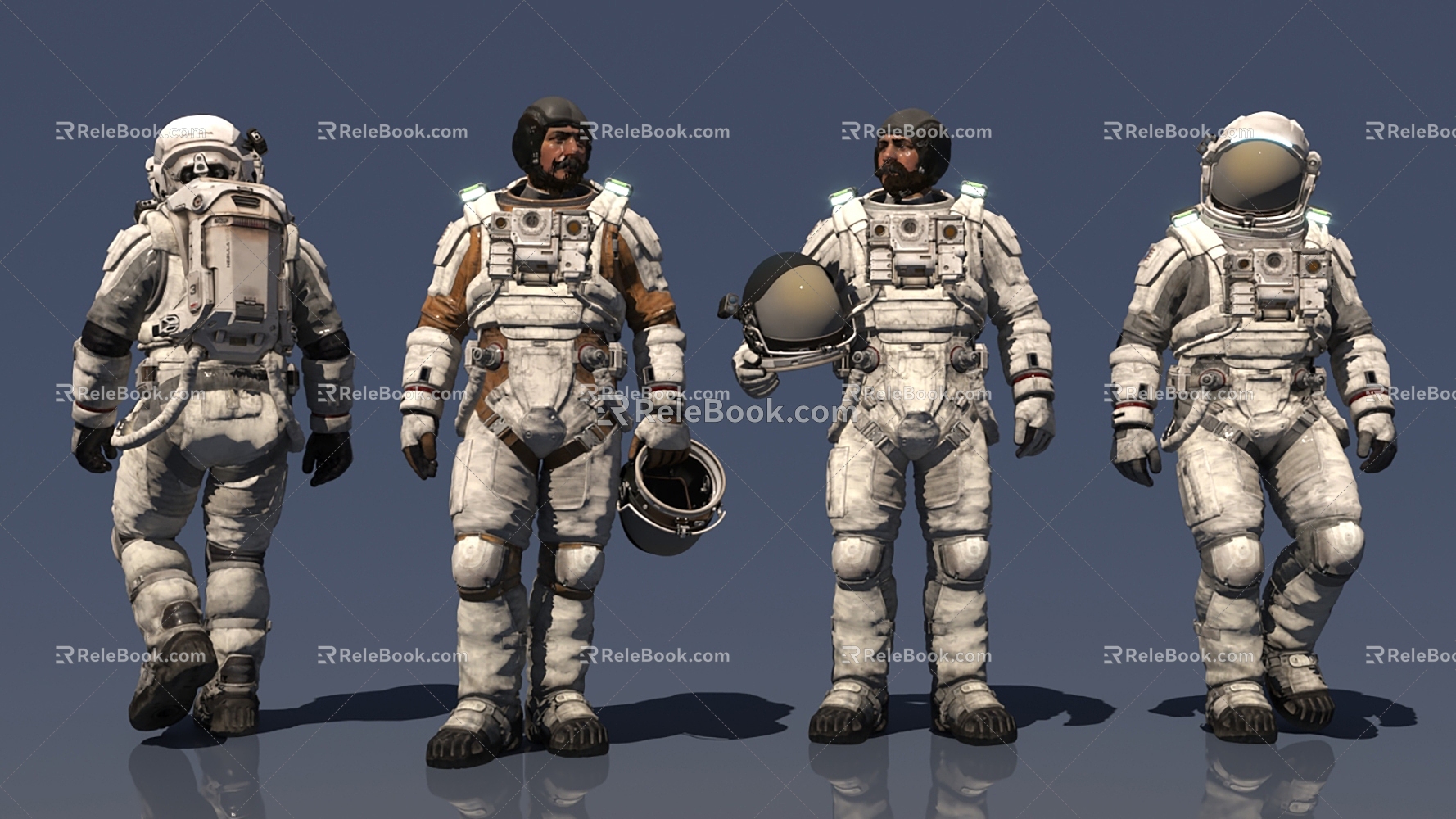 Male Space Aeus 3D Model 3d model