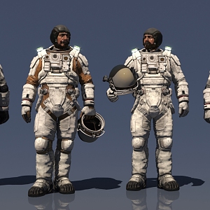 Male Space Aeus 3D Model 3d model