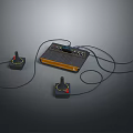 Game machine home game machine Nintendo game machine old game machine old game machine handle 3d model