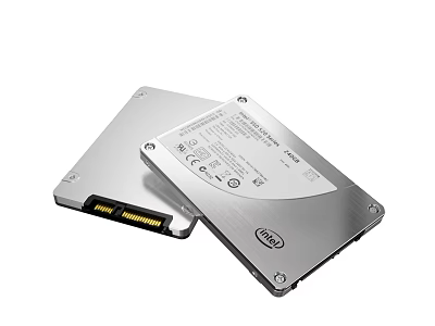 High Performance Intel 2.5 Inch SSD Solid State Drive For Computer Storage 3d model
