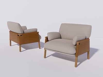 Nordic Single Sofa Single Sofa Chair Leisure Chair model