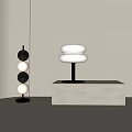 Modern table lamp 3d model