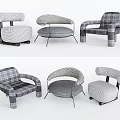 Modern Sofa Chair Single Person Sofa Casual Sofa Backrest Sofa 3d model