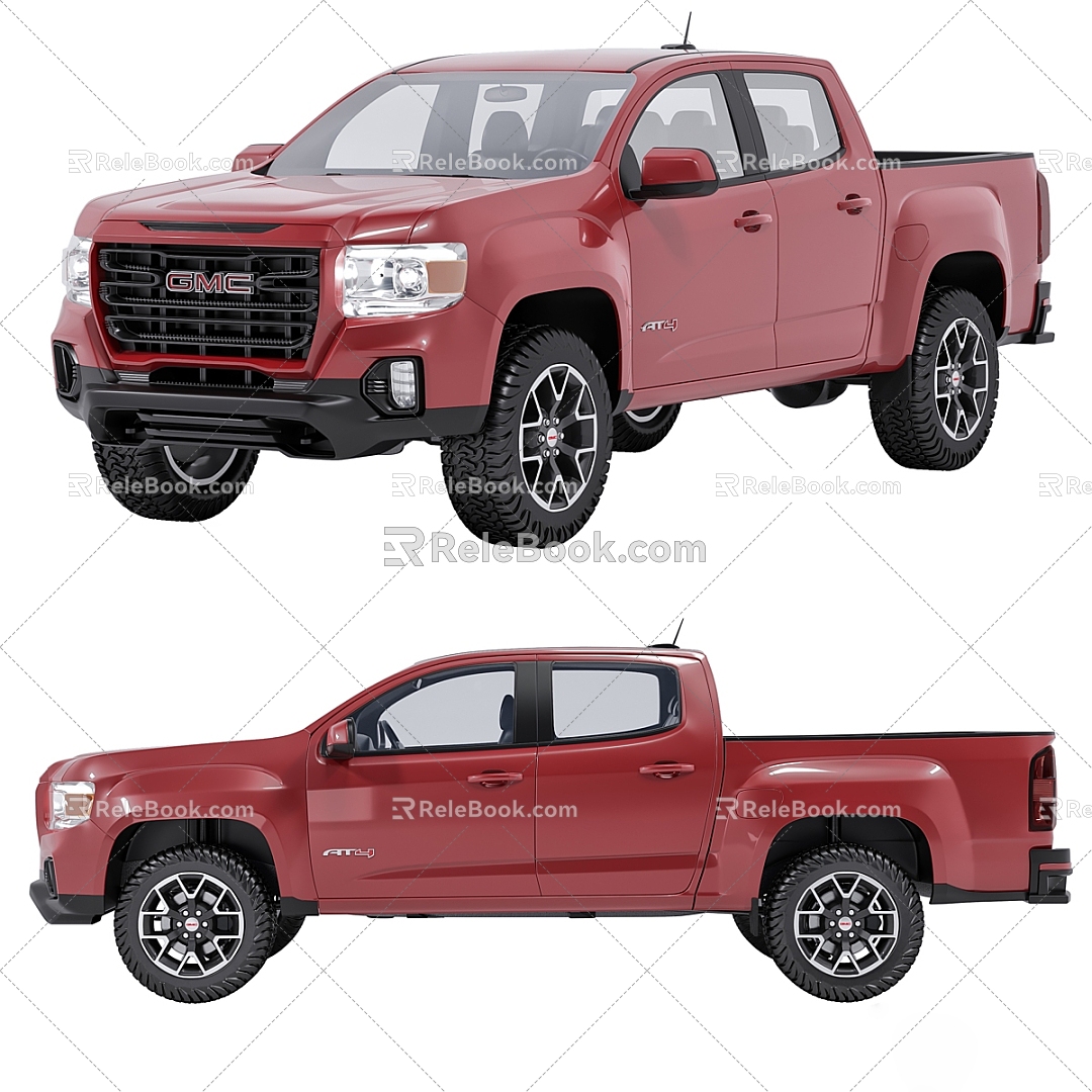 Pickup Truck Car Car Car Pickup Truck sports car Brand Vehicle Motor Vehicle Tire Transporter 3d model