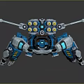 Modern Robot Mech Warrior Mech Soldier Machine Battlearm Mechanical Battlearm 3d model
