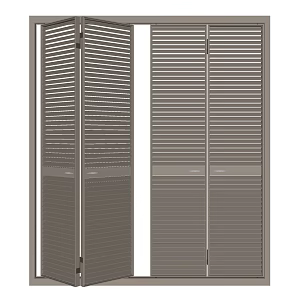 Modern folding door shutter folding door 3d model