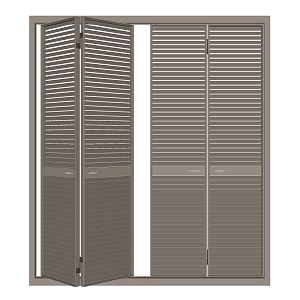 Modern folding door shutter folding door 3d model