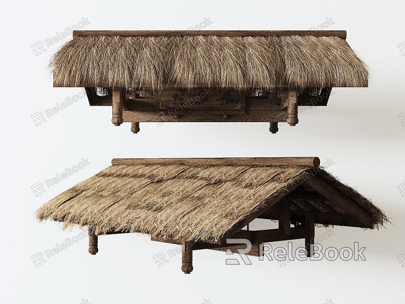 thatched shed model