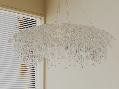 Modern chandelier 3d model