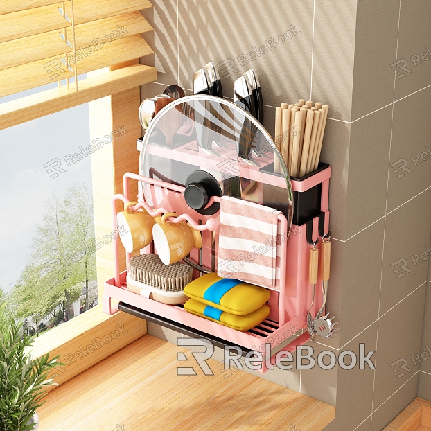 Modern Storage Rack Kitchen Storage Rack model