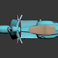 Turquoise Vintage Scooter with Tan Seat and Round Emblem on Dark Background with Reflection