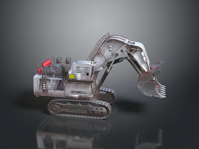 Shovel, shovel, shovel, excavator, excavator, large excavator, mining excavator, mining excavator, mining machine 3d model