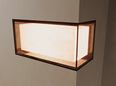 niche lamp wall lamp 3d model