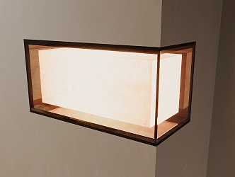 niche lamp wall lamp 3d model