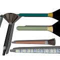 Perfume Cosmetics Makeup Brushes Set With Soft Bristles And Colorful Decorative Handles Design