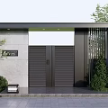 Modern Gate 3d model
