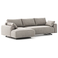 Modern Simple Double Sofa Sofa Simple Sofa Casual Sofa 3d model