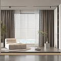 Modern Curtains 3d model