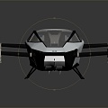 Modern drone aerial photography drone 3d model