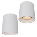 White Downlights And Spotlights Modern Sleek Cylindrical Design With Warm Illumination For Home Lighting