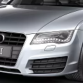 Stylish Silver Audi Coupe With Modern Sleek Body And Front Design Features 3d model