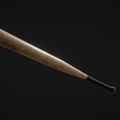 Wooden Baseball Bat Sports Equipment With Leather Wrapped Grip For Baseball Training
