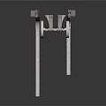 Industrial Metal Mechanical Equipment With Gear Chain Rod Stand And Frame Structure