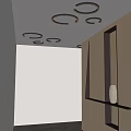Simple ceiling lamp 3d model