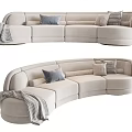 Modern Multiplayer Sofa 3d model