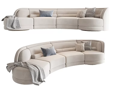 Modern Multiplayer Sofa 3d model