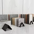 Modern Tile Display Stand 3d model