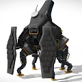 Robot Machine Fighting Robot Mechanical Instrument Future Warrior Future Fighting Machine 3d model