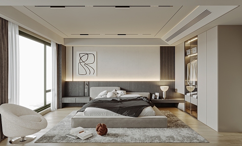 Modern Bedroom 3d model