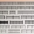 Collection of Different Decorative Fence Designs Featuring Classic and Modern Styles