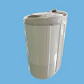 White Washing Machine With Modern Design And Efficient Performance For Home Laundry