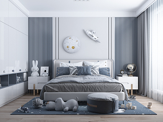 Modern Children's Room 3d model