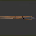 Crossbow Mechanical Crossbow Shift Bow and Arrow Shoot Far Equipment Weapons High-tech Crossbow 3d model