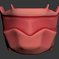 Detailed Anatomical Oral Organ Model Displaying Pink Gingiva And Jaw Structure