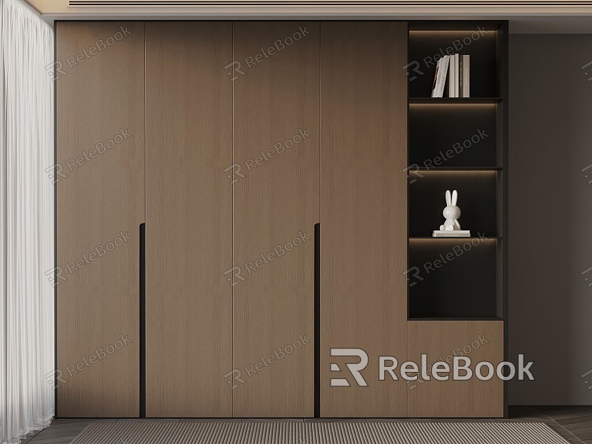 07 wardrobe Italian minimalist wardrobe model