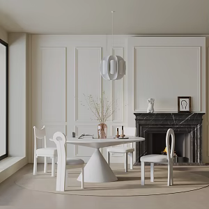 Modern table combination 3d model