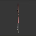 Traditional Pink Folding Fan With Golden Ribs And Floral Patterns And Pink Tassel